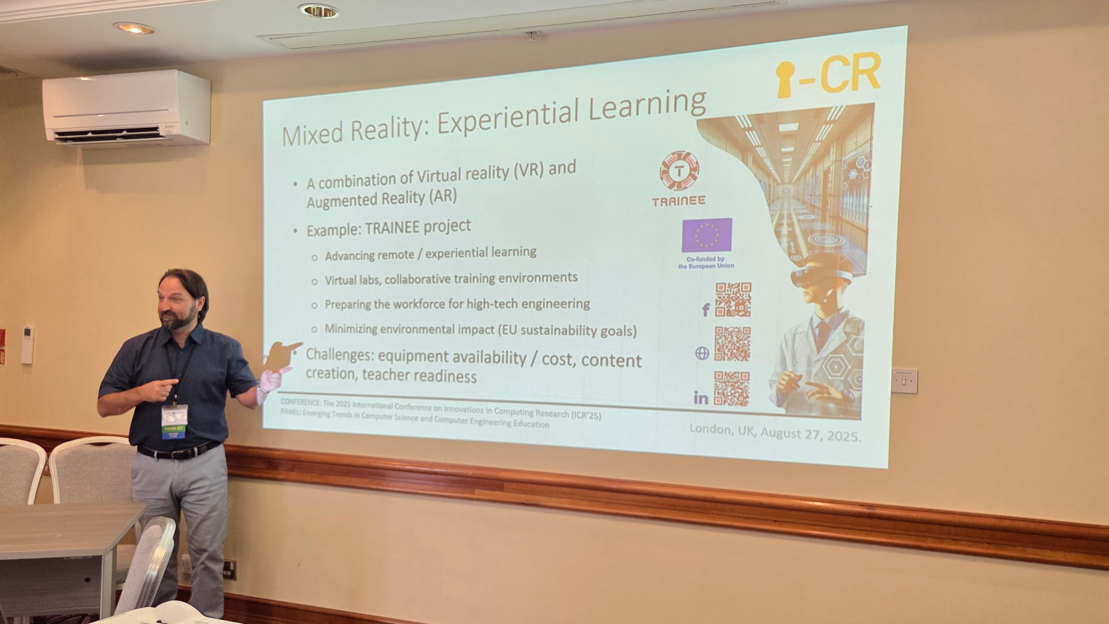 ππ‘ TRAINEE Dissemination at ICRβ25 in London